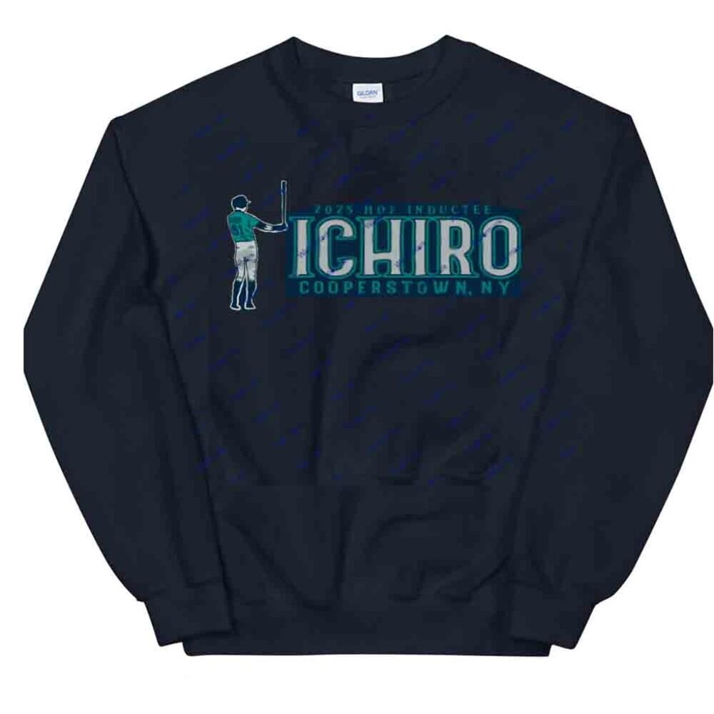 2025 Hall of fame Induction Sweatshirt Crewneck Ichiro Suzuki shirt